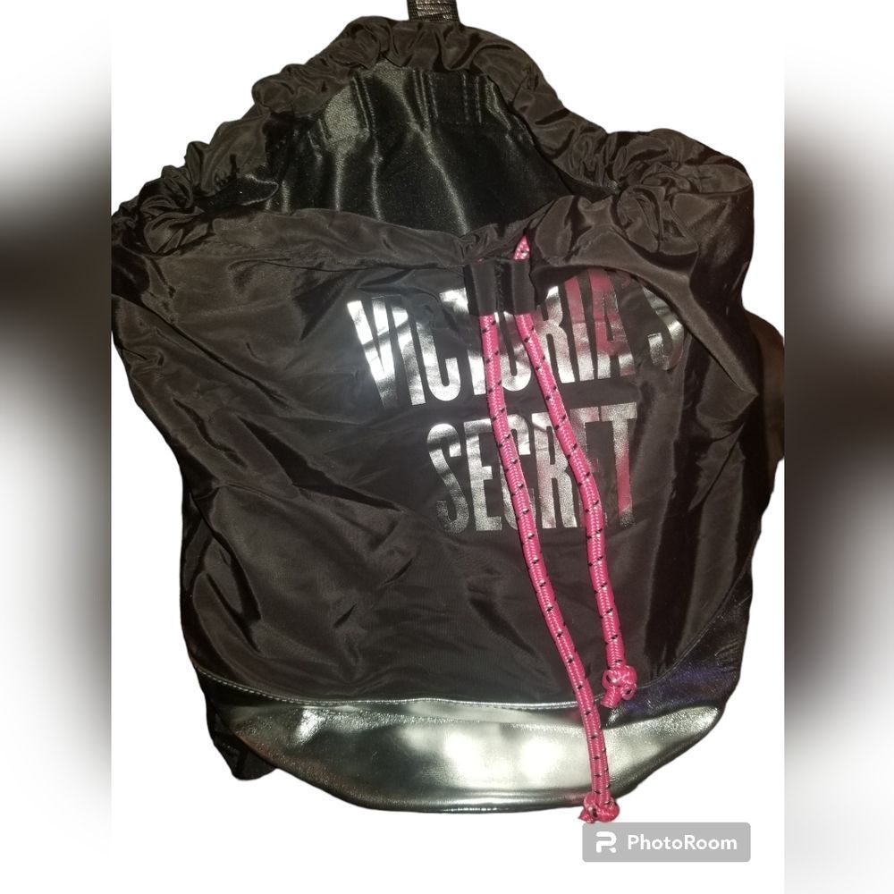 Victoria's Secret Backpack Bucket Style With Drawstring Closure - Picture 2 of 7